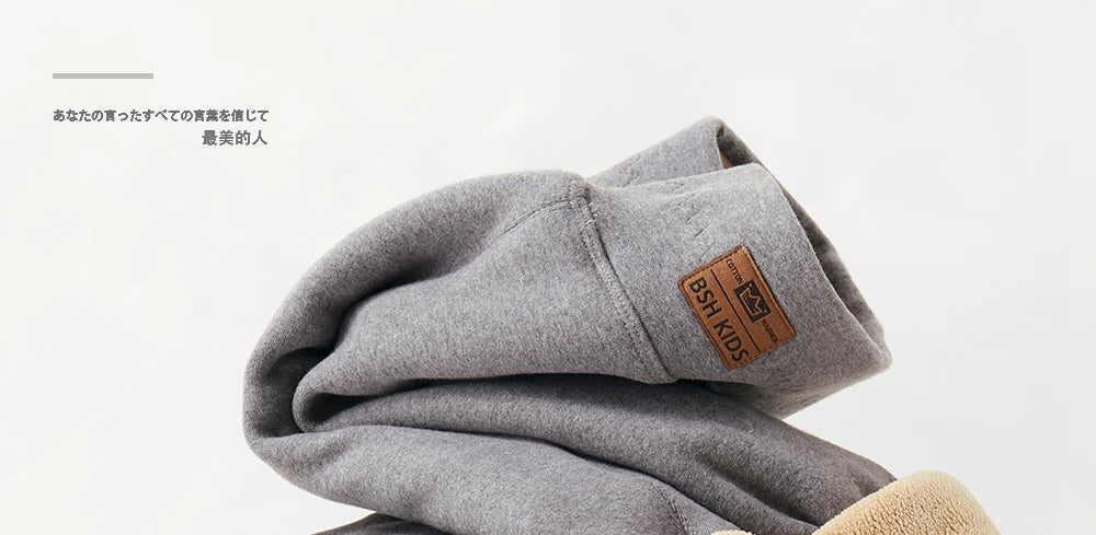 -20 Temperature Winter Girls Warm Trousers Leggings Kids Clothes 3-14 Very Thick Pants For Girls Children Cotton-padded Trousers