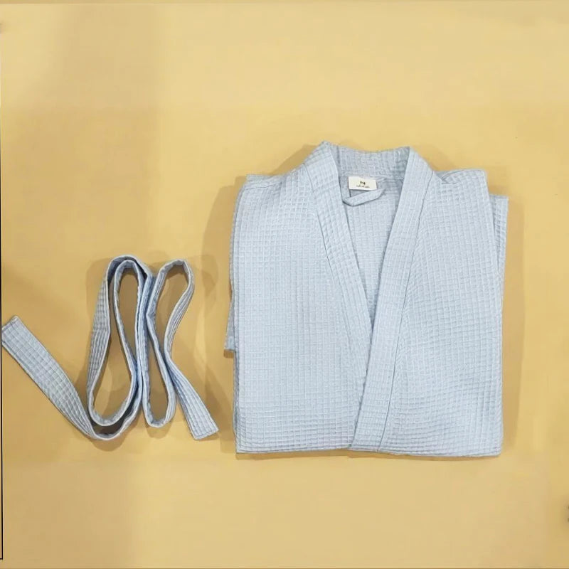 2025 Autumn Winter children's bathrobe 100% Cotton Waffle Robes homewear Sleepwear Bath Robes for Girls Boys