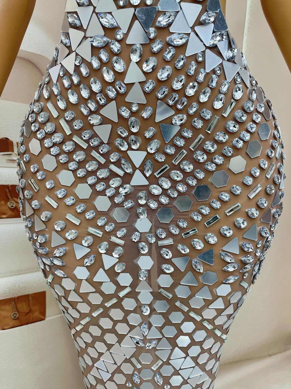 2025 Luxury Women Elegant Dress Rhinestone Sequin Long Dresses Celebrate Birthday Party Prom Outfit Concert Carnival Dresses