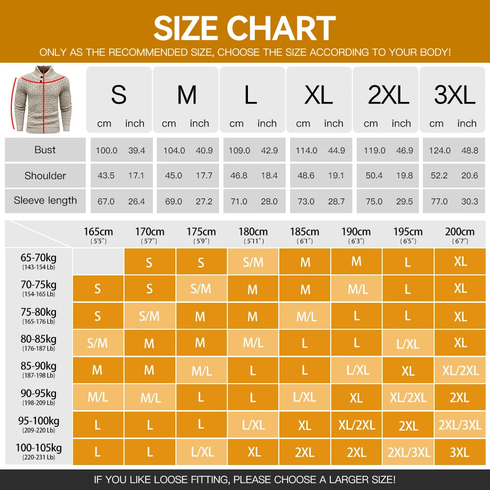 Men’s Sweater Winter Knitted Crew Neck Warm Soft Long Sleeve Pullover Textured Ribbed Edge Comfortable High Quality Top US Size