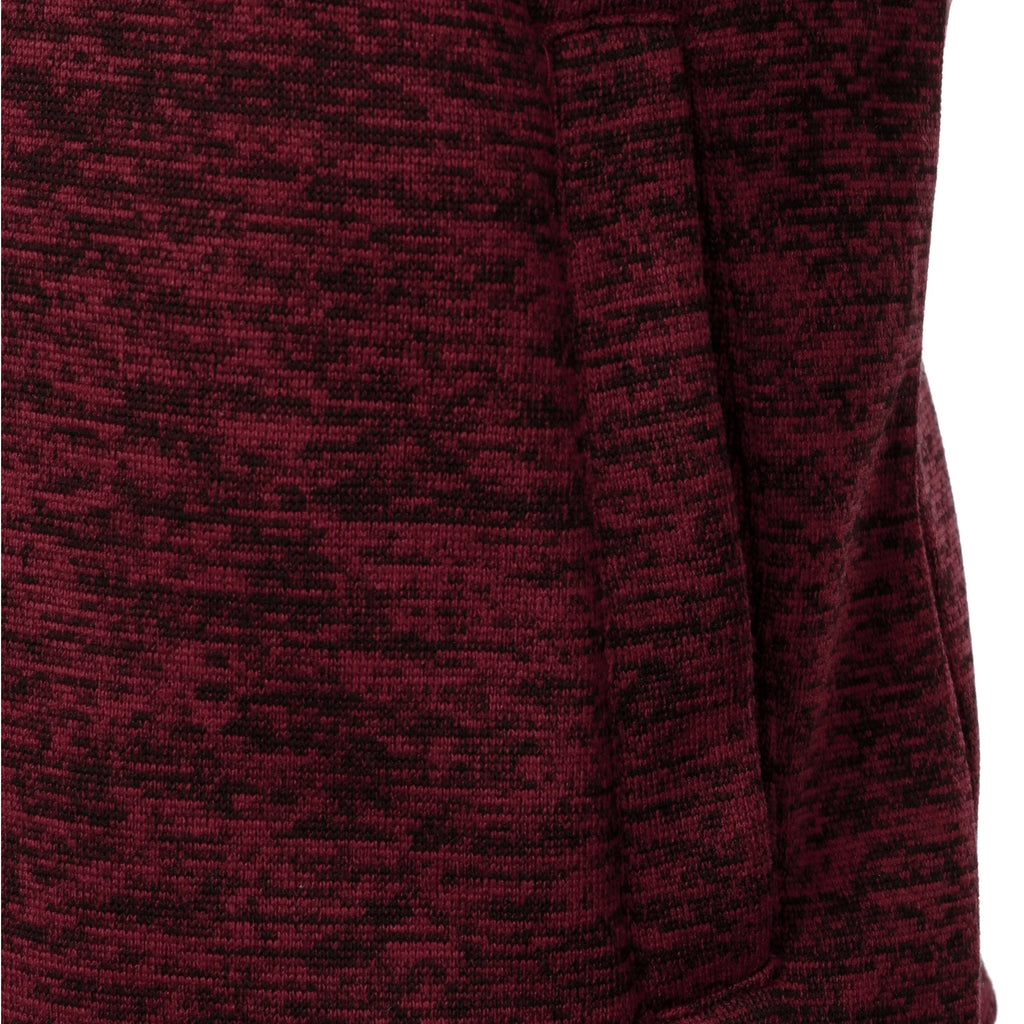 Autumn/winter men's stand-up collar striped check zipper knit top with fashion color matching