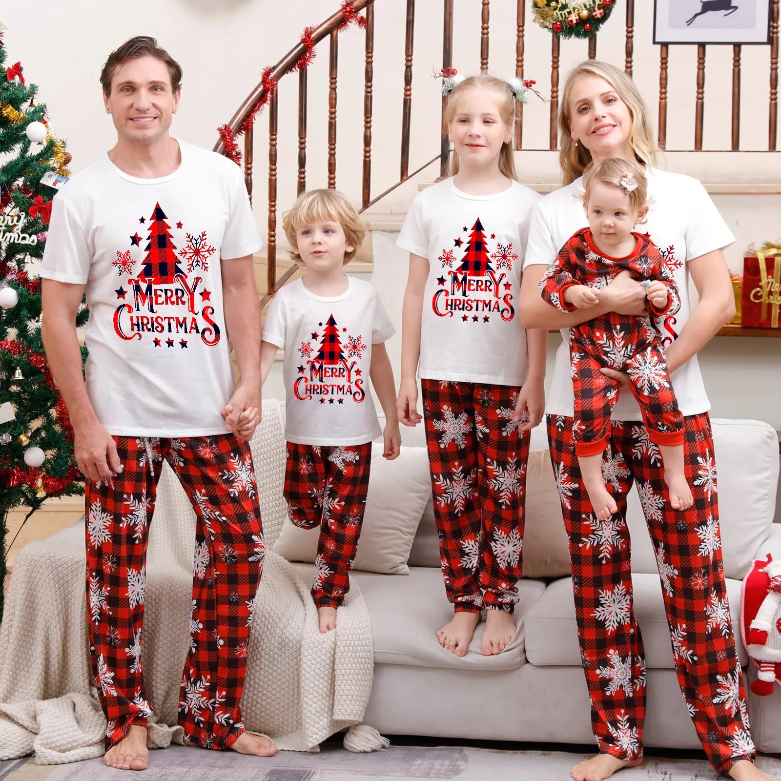 Family Christmas Matching Outfits