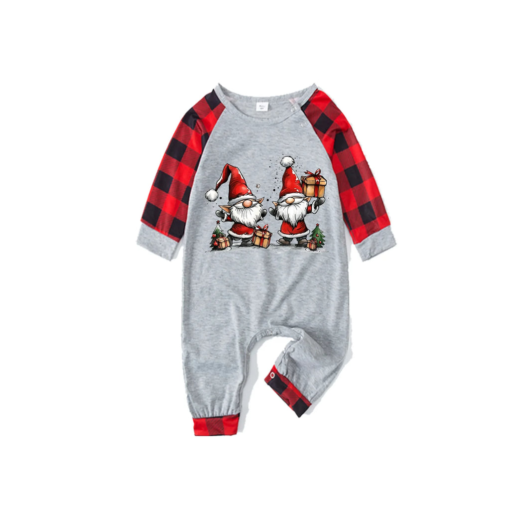 Family Christmas Pajamas Matching Set for Couples Kids