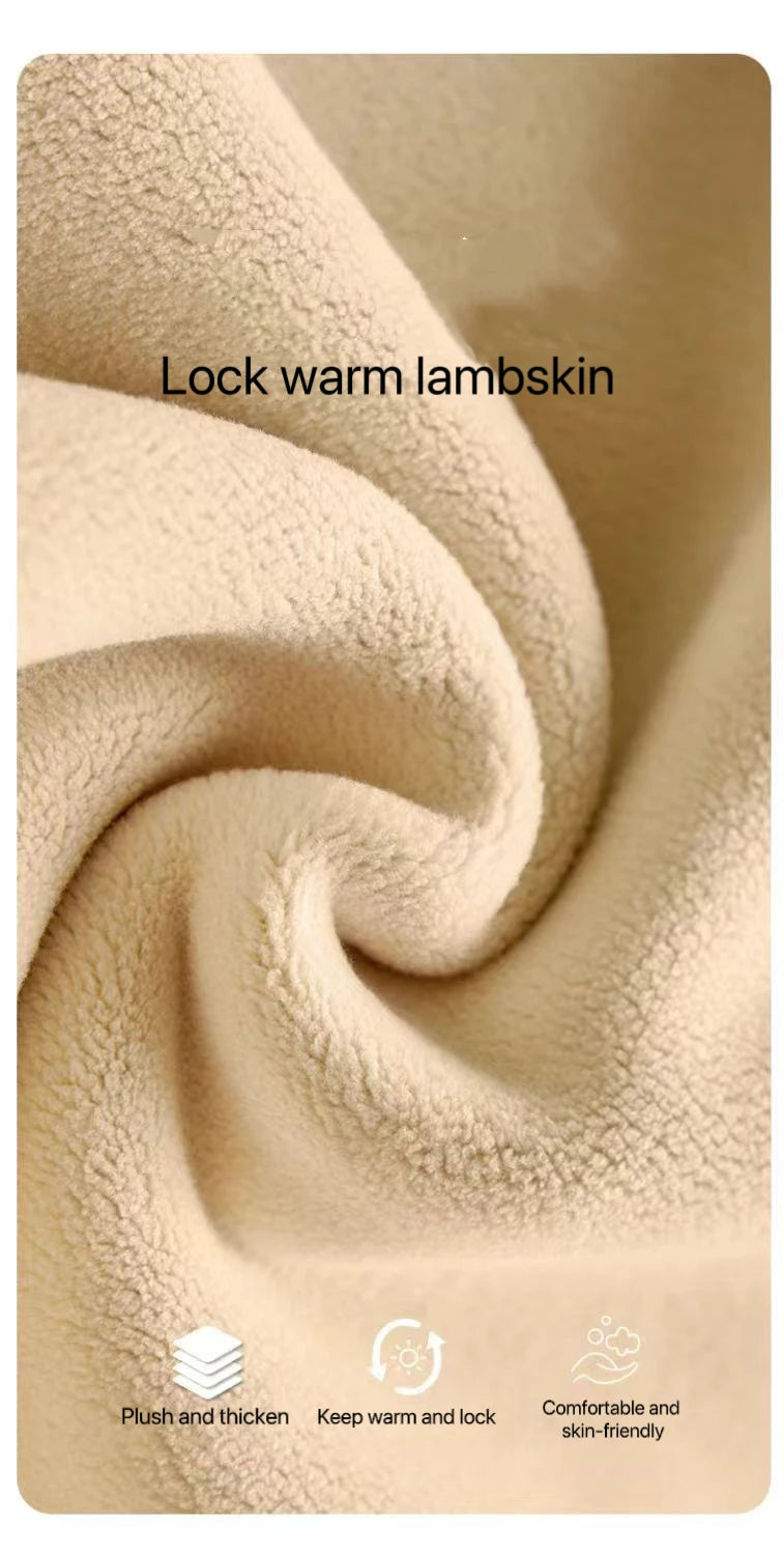 1Set Ultra Thick Thermal Underwear Women Stand Collar Seamless Warm Lingerie Winter Long Sleeve Bottoming Thermal Clothing Sets